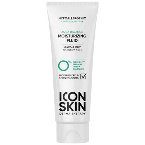 Айкон Скин Увлажняющий гипоаллергенный флюид для комбинированной и жирной кожи Aqua Balance, 75 мл (Icon Skin, Derma Therapy)