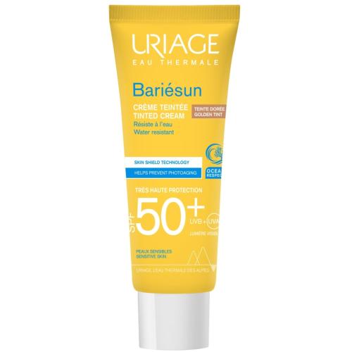 Урьяж Тональный крем SPF 50+ (золотистый), 50 мл (Uriage, Bariesun)