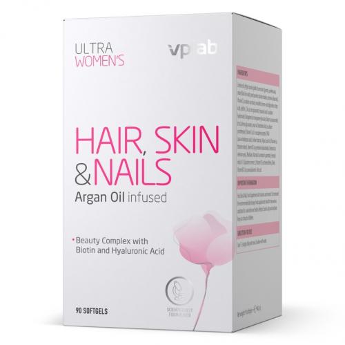 ВПЛаб Витаминно-минеральный комплекс для улучшения состояния волос, ногтей и кожи у женщин, 90 мягких капсул (VPLab, Ultra Women's)