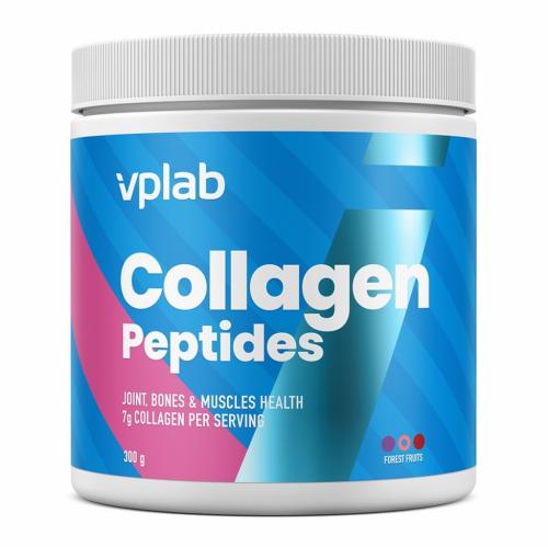 ВПЛаб Комплекс Collagen Peptides со вкусом лесных ягод для поддержки красоты и молодости, 300 г (VPLab, Core)