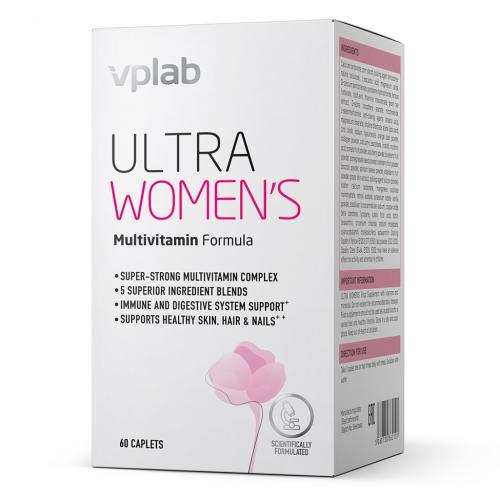 ВПЛаб Мультивитаминный комплекс для женщин Multivitamin Formula, 60 таблеток (VPLab, Ultra Women's), фото-2