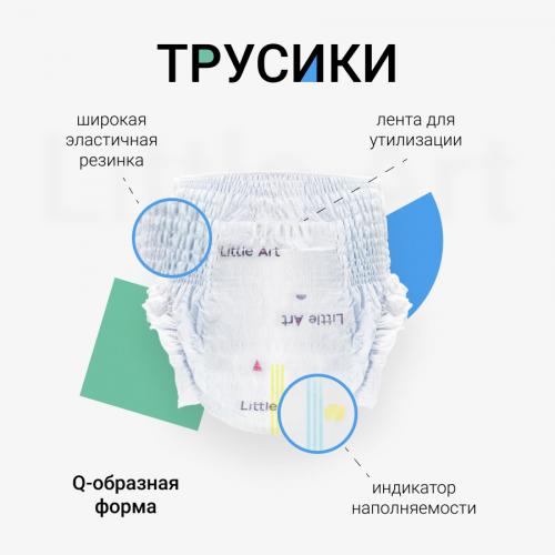 Детские трусики-подгузники в индивидуальной упаковке размер XL 12-15 кг, 36 шт (Трусики-подгузники), фото-3