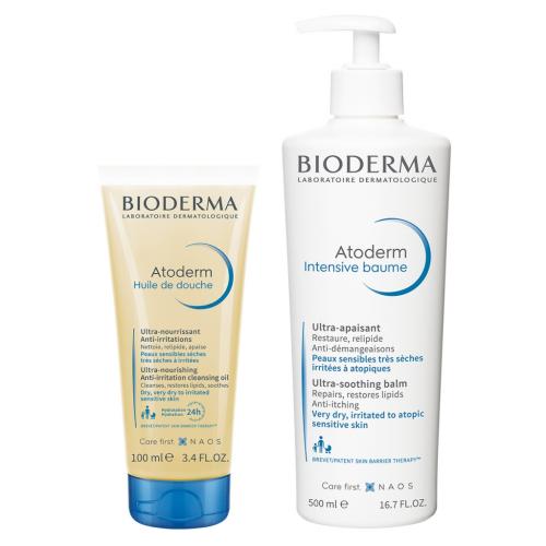 Биодерма Набор средств для сухой, чувствительной, атопичной кожи (Bioderma, Atoderm)