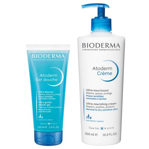 Биодерма Набор &quot;Питание для сухой и очень сухой кожи&quot; (Bioderma, Atoderm)