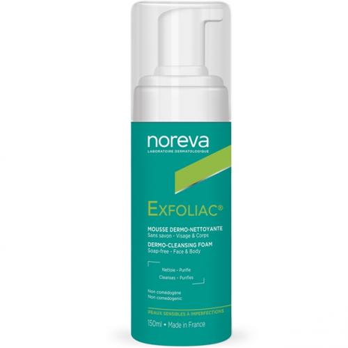 Норева Очищающая пенка для лица, 150 мл (Noreva, Exfoliac)