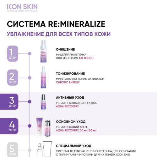 Айкон Скин Набор увлажняющих средств для ухода за всеми типами кожи №3, 2 продукта (Icon Skin, Re:Mineralize), фото-4