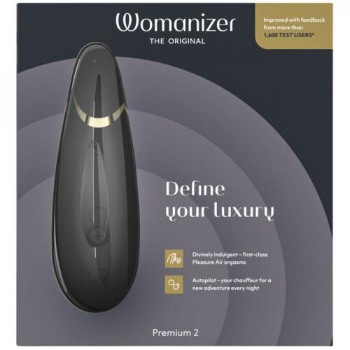 Вуманайзер Бесконтактный клиторальный стимулятор Premium 2, черный (Womanizer, Premium), фото-6