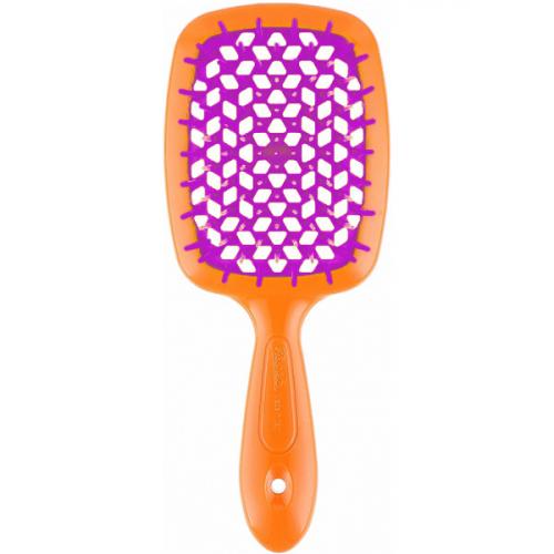 Джанеке Щетка Superbrush малая оранжево-фиолетовая, 17,5 х 7 х 3 см  (Janeke, Щетки)