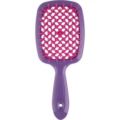 Джанеке Щетка Superbrush с закругленными зубчиками фиолетово-малиновая, 20,3 х 8,5 х 3,1 см (Janeke, Щетки)