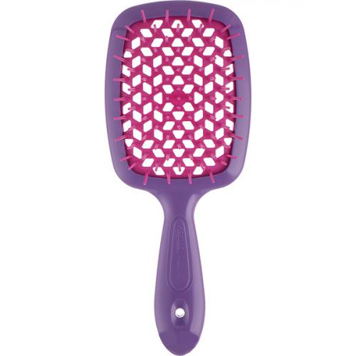 Джанеке Щетка Superbrush с закругленными зубчиками фиолетово-малиновая, 20,3 х 8,5 х 3,1 см (Janeke, Щетки)