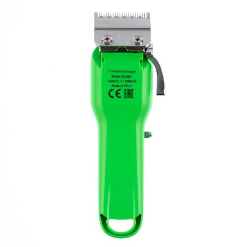 Деваль Про Машинка для стрижки Barber Style Neon Green, 6 насадок (Dewal Pro, Машинки), фото-5