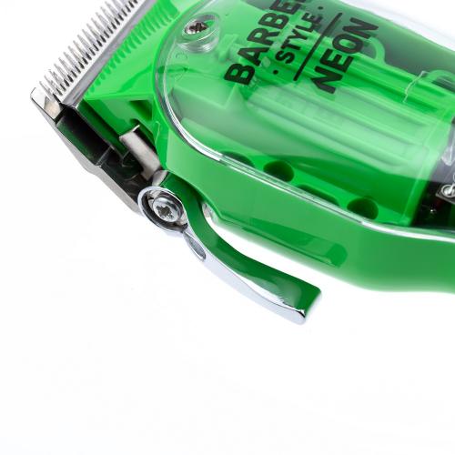 Деваль Про Машинка для стрижки Barber Style Neon Green, 6 насадок (Dewal Pro, Машинки), фото-7
