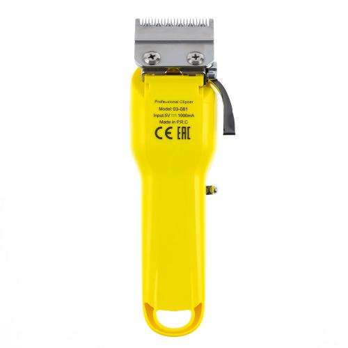 Деваль Про Машинка для стрижки Barber Style Neon Yellow, 6 насадок (Dewal Pro, Машинки), фото-4