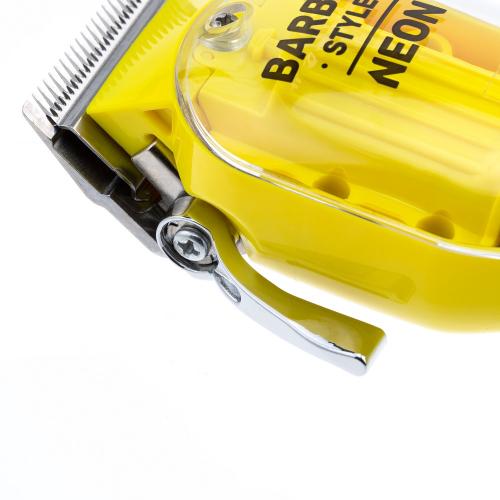 Деваль Про Машинка для стрижки Barber Style Neon Yellow, 6 насадок (Dewal Pro, Машинки), фото-6