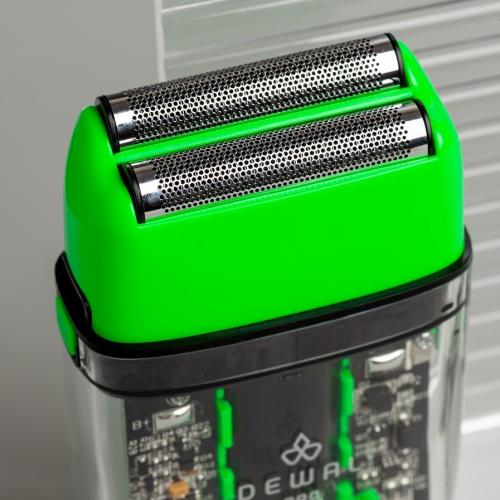 Деваль Про Шейвер для проработки контуров и бороды Barber Style Neon Green, зеленый (Dewal Pro, Машинки), фото-11