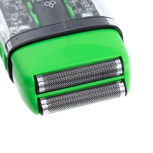Деваль Про Шейвер для проработки контуров и бороды Barber Style Neon Green, зеленый (Dewal Pro, Машинки), фото-8