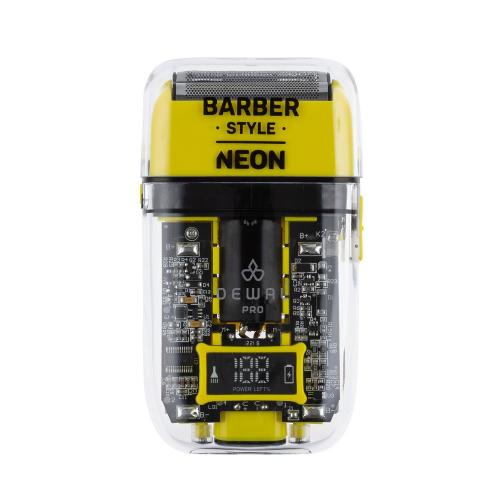 Деваль Про Шейвер для проработки контуров и бороды Barber Style Neon Yellow, желтый (Dewal Pro, Машинки)