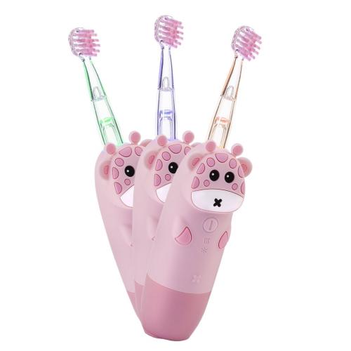 Ревилайн Детская электрическая звуковая зубная щетка RL 025 Baby 1+, розовая, 1 шт (Revyline, Электрические зубные щетки)