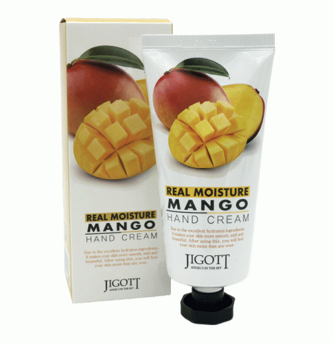 Джигот Увлажняющий крем для рук с маслом манго, 100 мл (Jigott, Hands)