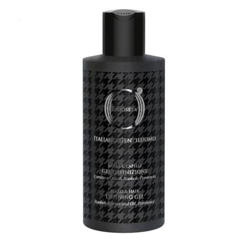 Барекс Гель для укладки волос и усов с экстрактом и маслом баобаба, 200 мл (Barex, Olioseta, Gentiluomo)