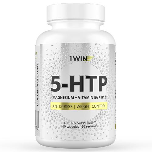 1Вин Комплекс 5-HTP c магнием и витаминами группы В, 60 капсул (1Win, Aminoacid)