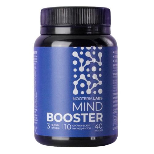 Ноотериа Лабс Комплекс для работоспособности, памяти и концентрации MindBooster, 40 капсул (Nooteria Labs, )