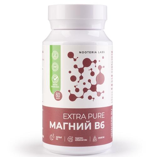 Ноотериа Лабс Комплекс Магний B6 Extra Pure, 60 капсул (Nooteria Labs, )
