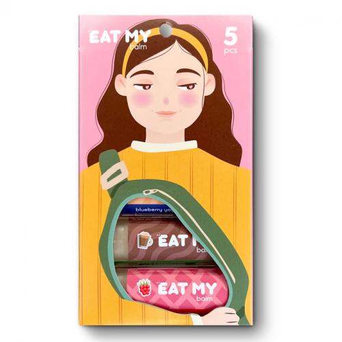 Ит Май Набор бальзамов для губ &quot;Сладкая любовь&quot;, 5 шт (Eat My, Desserts)