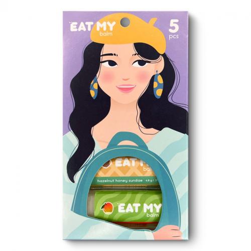 Ит Май Набор бальзамов для губ &quot;Прилив вдохновения&quot;, 5 шт (Eat My, Desserts)