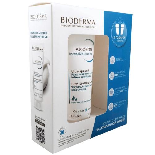 Биодерма Комплекс для ухода за атопичной кожей (бальзам, 75 мл + масло для душа, 2 х 8 мл) (Bioderma, Atoderm), фото-4