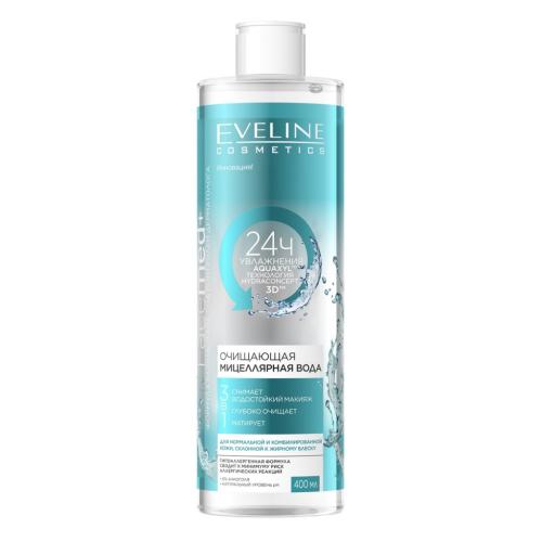 Эвелин Косметикс Очищающая мицеллярная вода 3 в 1, 400 мл (Eveline Cosmetics, Facemed+)