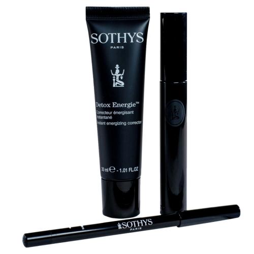Сотис Париж Набор подарочный Make-Up (крем-корректор 30 мл + карандаш для глаз черный + тушь черная) (Sothys Paris, Detox Energie), фото-2