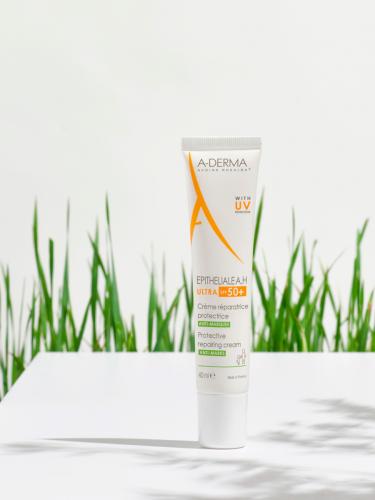 Адерма Защитный восстанавливающий крем Ultra SPF 50+, 40 мл (A-Derma, Epitheliale), фото-10