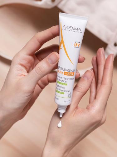 Адерма Защитный восстанавливающий крем Ultra SPF 50+, 40 мл (A-Derma, Epitheliale), фото-8