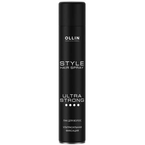 Оллин Лак для волос ультрасильной фиксации, 500 мл (Ollin Professional, Style)