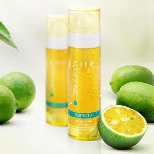 Гидрофильное масло-пенка с витаминами для умывания Puriteatoc Brightening Oil Foam, 110 г (Cleansing), фото-2