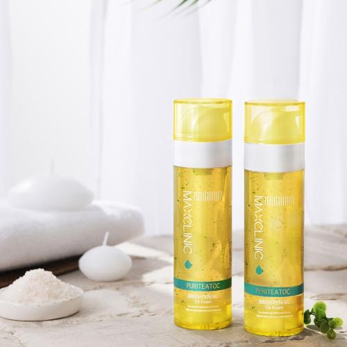 Гидрофильное масло-пенка с витаминами для умывания Puriteatoc Brightening Oil Foam, 110 г (Cleansing), фото-3
