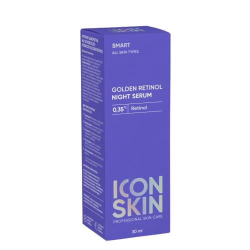 Айкон Скин Ночная сыворотка на основе 0,35% ретинола Golden Retinol, 30 мл (Icon Skin, Smart), фото-11