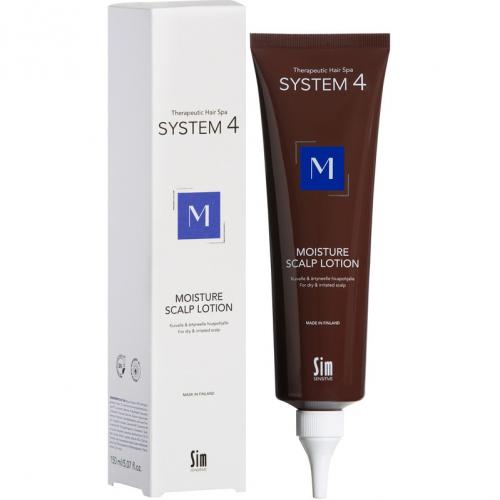 Сим Сенситив Увлажняющий терапевтический лосьон для кожи головы и волос “M”, 150 мл (Sim Sensitive, System 4)