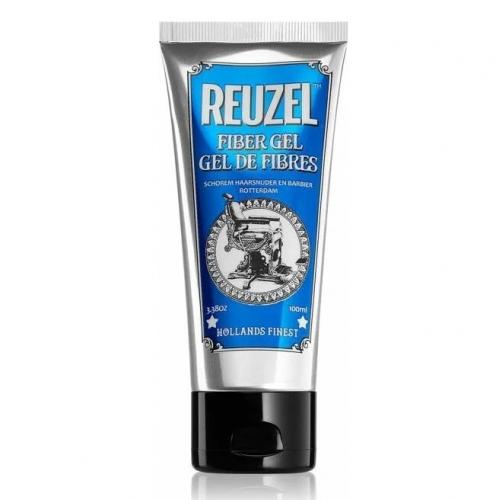 Рузел Гель подвижной сильной фиксации для укладки мужских волос Fiber Gel, 100 мл (Reuzel, Стайлинг)
