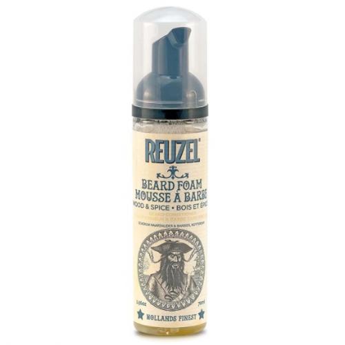 Рузел Несмываемый кондиционер-пена для бороды Wood &amp; Spice Beard Foam, 70 мл (Reuzel, Борода и усы)