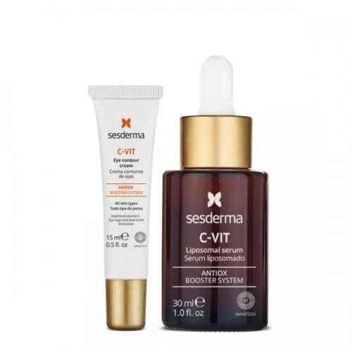 Сесдерма Набор с витамином С (крем для век 15 мл + сыворотка 30 мл) (Sesderma, C-Vit)