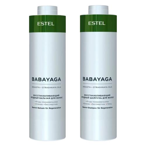 Эстель Набор для восстановления волос (бальзам 1000 мл + шампунь 1000 мл) (Estel Professional, BabaYaga)