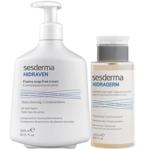Сесдерма Программа Anti-Age очищение: пенка 300 мл + тоник 200 мл (Sesderma, Hidraven), фото-3