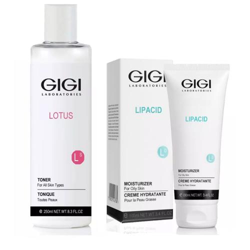 ДжиДжи Набор для увлажнения кожи (крем 100 мл + тоник 250 мл) (GiGi, Lotus Beauty)