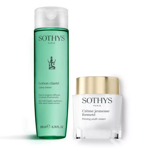 Сотис Париж Набор укрепляющий (тоник 200 мл + крем 50 мл) (Sothys Paris, Youth Anti-Age Creams)