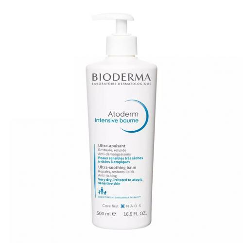 Биодерма Набор для сухой кожи тела (бальзам, 500 мл + гель, 500 мл) (Bioderma, Atoderm), фото-2