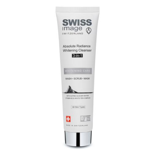 Свисс Имидж Отбеливающее очищающее средство Absolute Radiance Whitening Cleanser 3-в-1, 100 мл (Swiss Image, Осветляющий уход)
