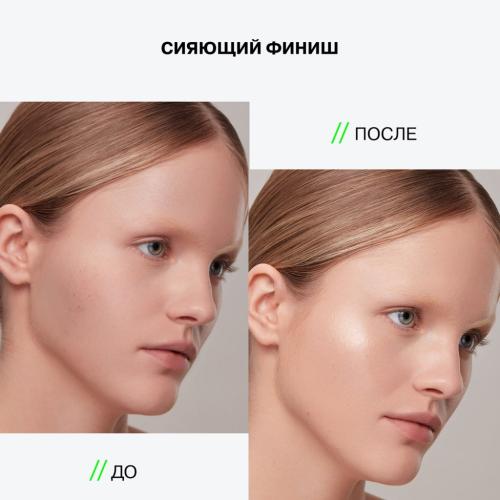 Инфлюенс Бьюти Хайлайтер Solar с сияющими частицами, золотой, 4,8 г  (Influence Beauty, Лицо), фото-7
