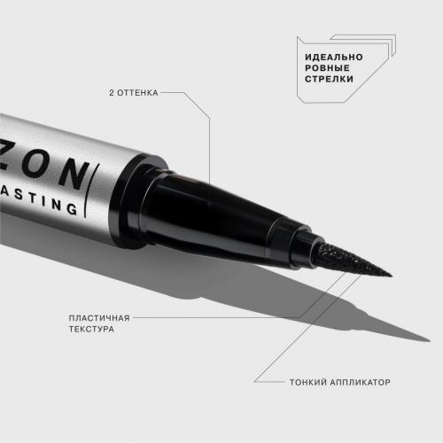 Инфлюенс Бьюти Подводка-маркер для глаз Event Horizon, тон 01: черный, 0,5 мл (Influence Beauty, Глаза), фото-2
